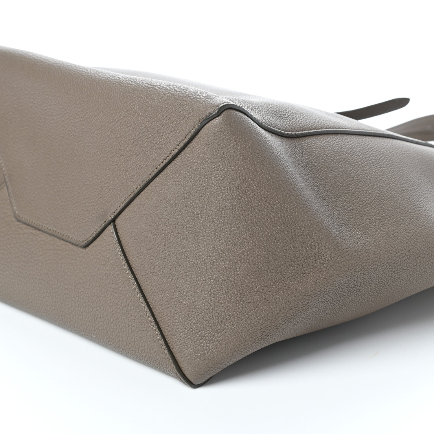 Celine Soft Grained Calfskin Small Belt Cabas Phantom Taupe 9 of 9