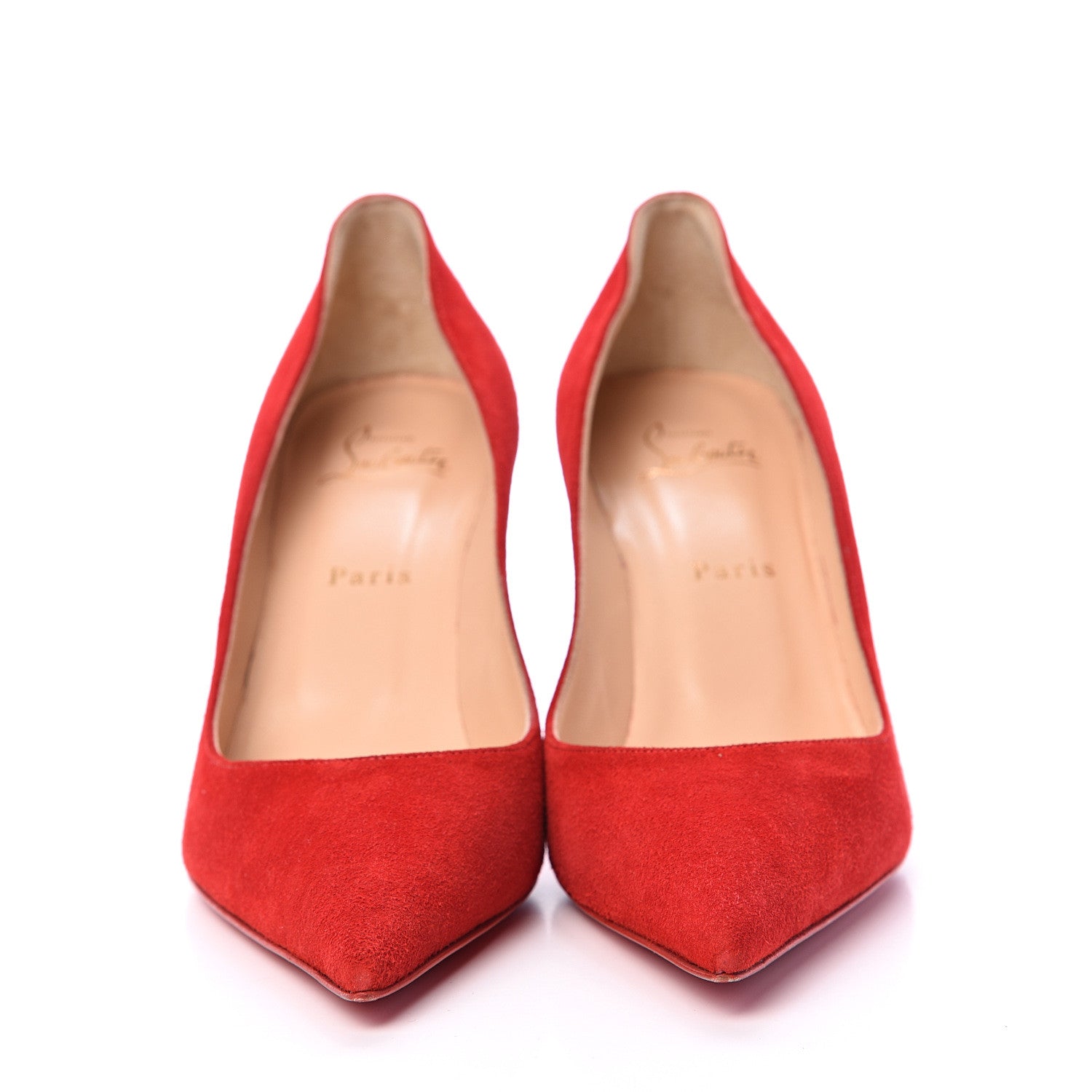 Christian Louboutin Veau Velours Clare 80 Pumps 39.5 Loubi 2 of 10