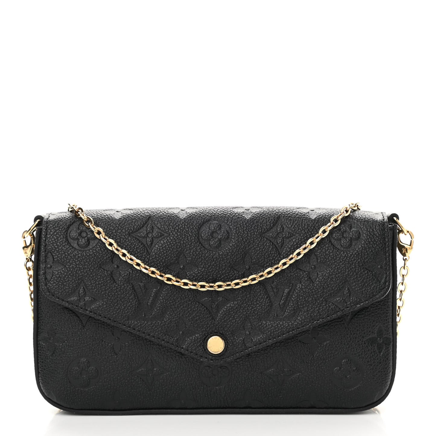 Empreinte Pochette Felicie Chain Wallet Black