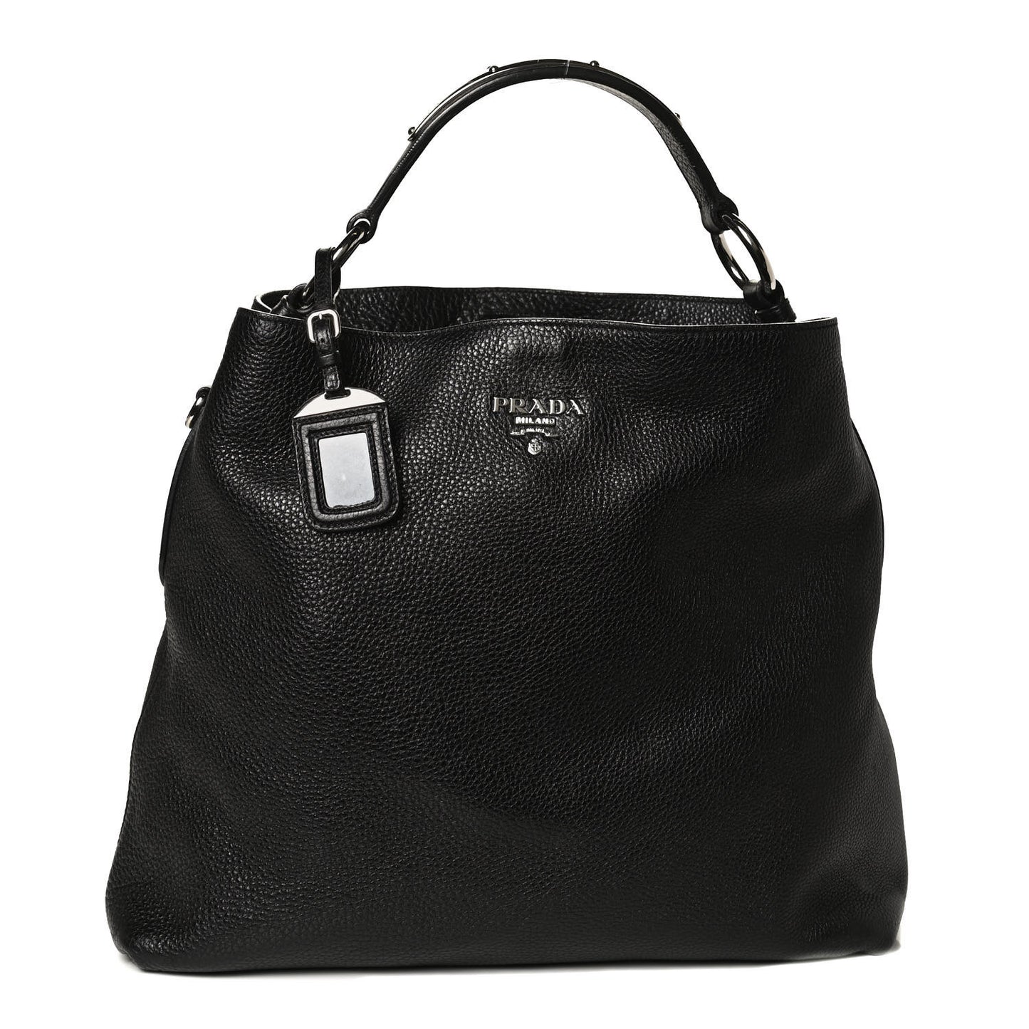 Vitello Daino Tote Black