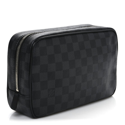 Louis Vuitton Damier Graphite Toilet Pouch GM 3 of 11