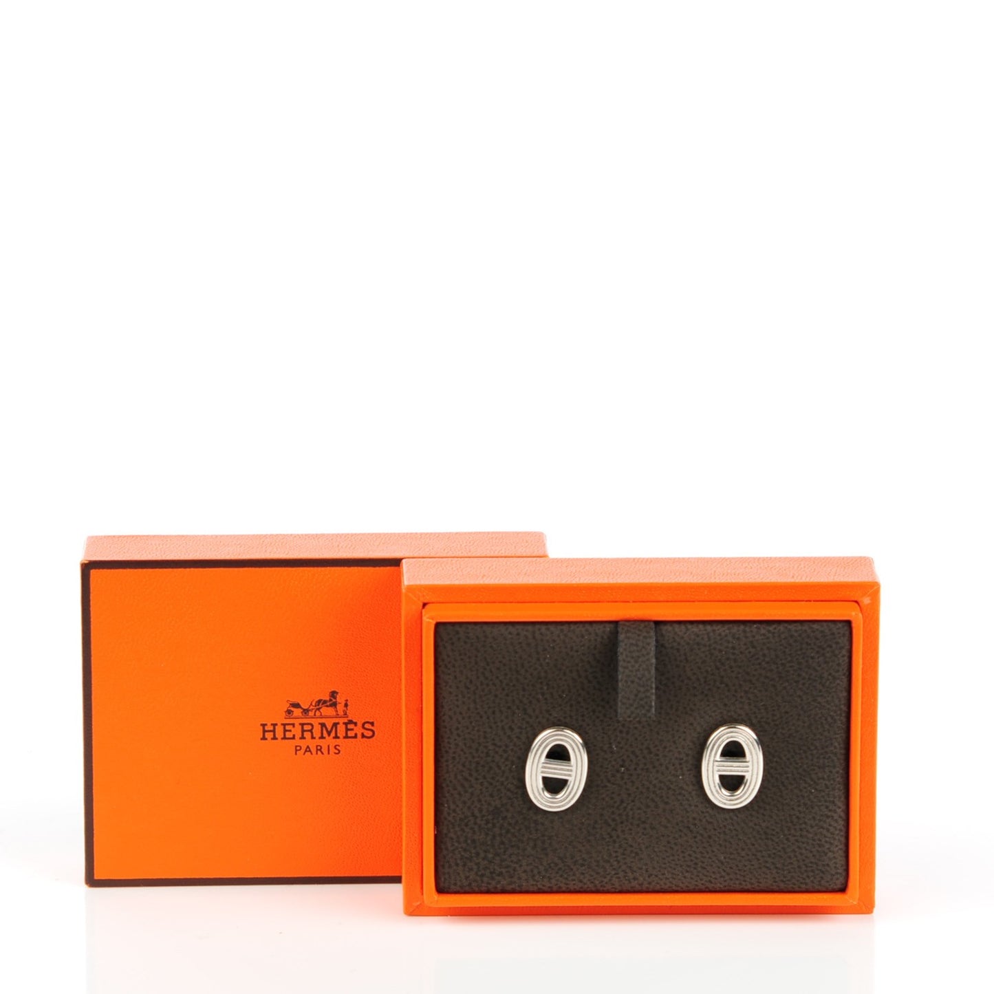 Sterling Silver Chain D'Ancre 24 Earrings PM