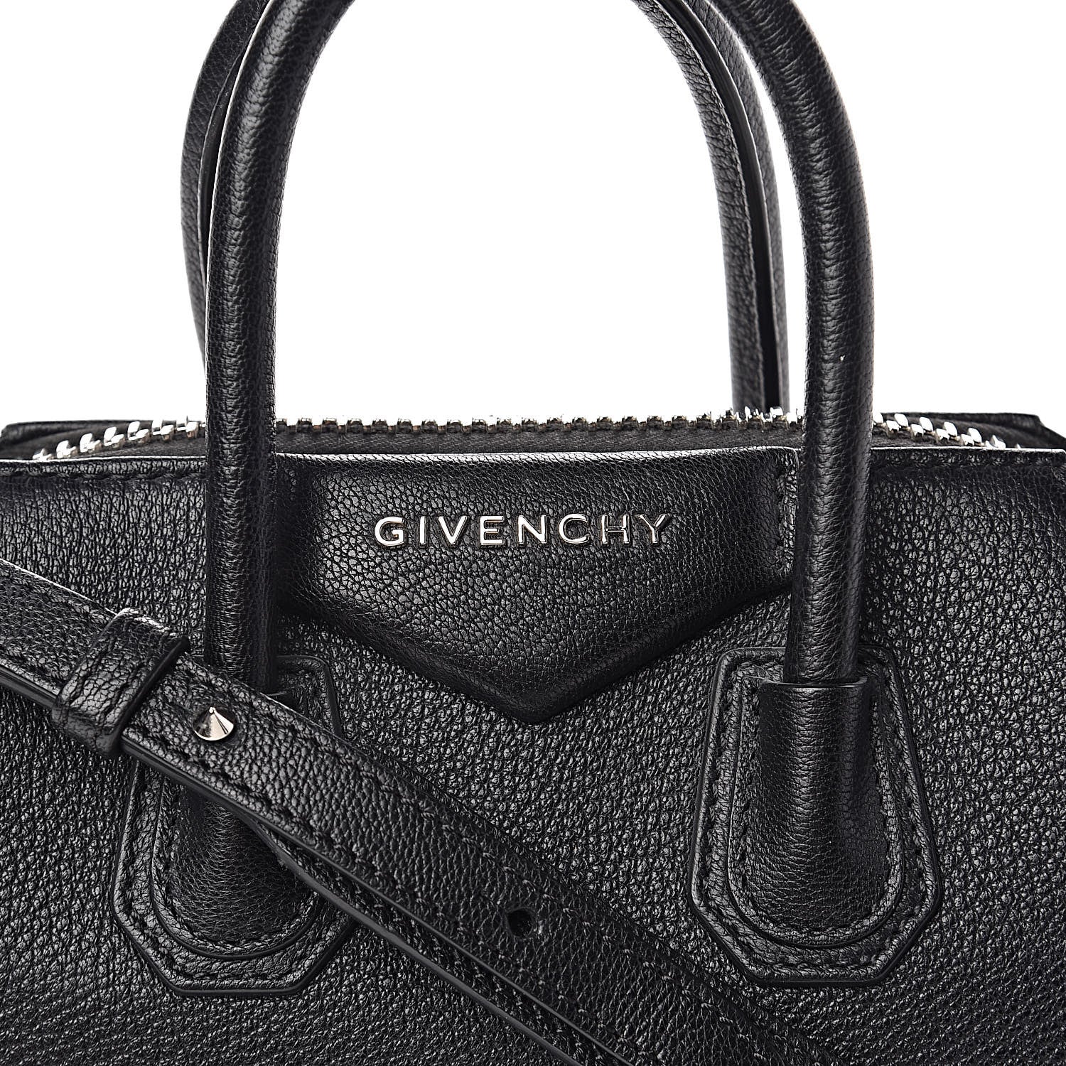 Givenchy Sugar Goatskin Mini Antigona Black 9 of 12