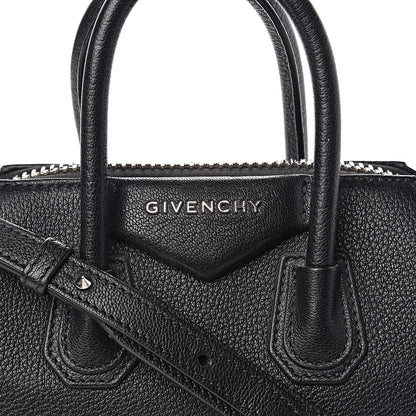 Givenchy Sugar Goatskin Mini Antigona Black 9 of 12
