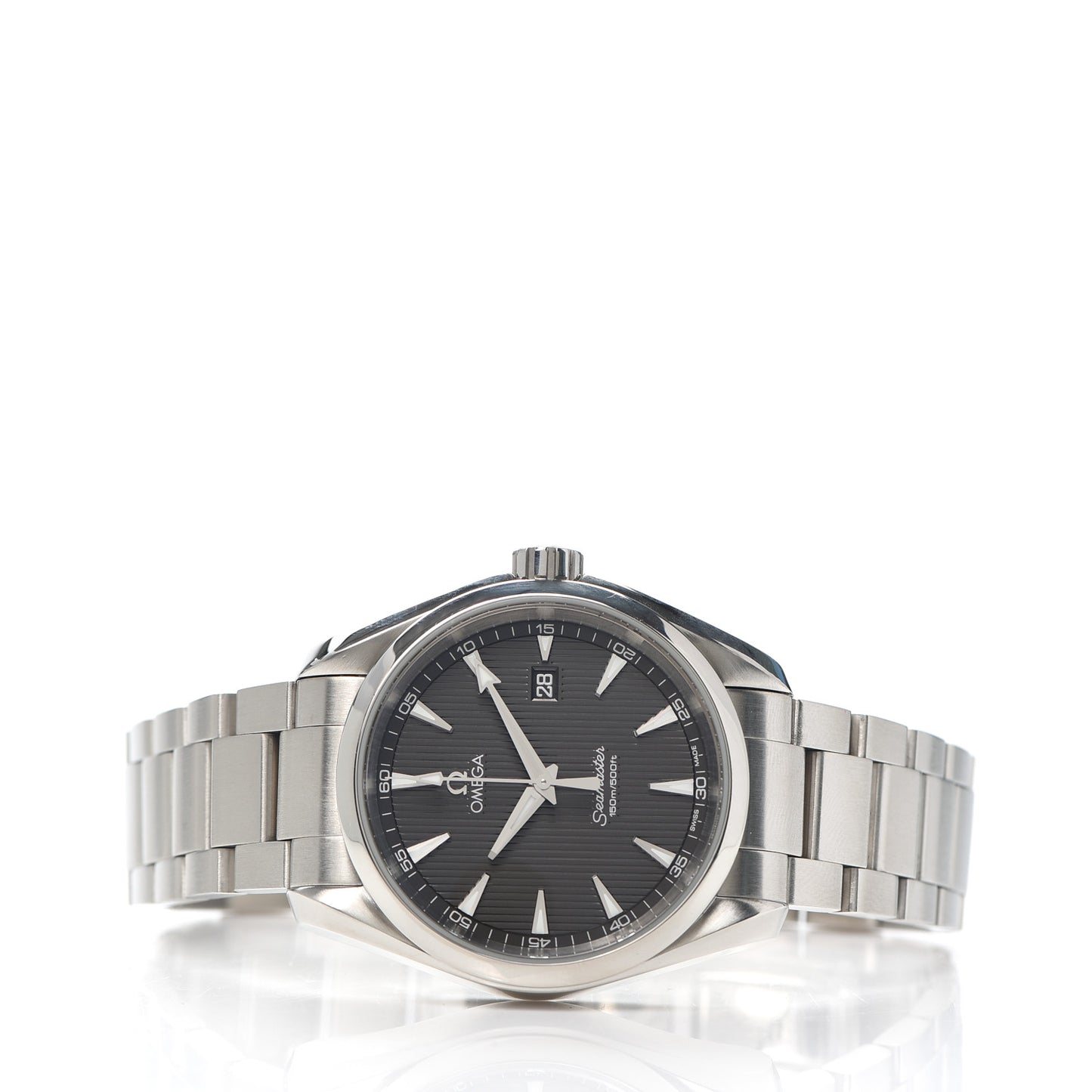 Stainless Steel 39mm Seamaster Aqua Terra Quartz Watch Grey 231.10.39.61.06.001