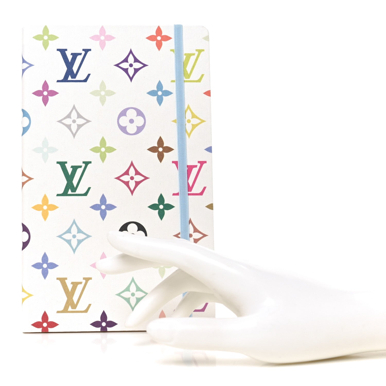 Louis Vuitton LV x TM Monogram Multicolor Jane Notebook MM White 2 of 7