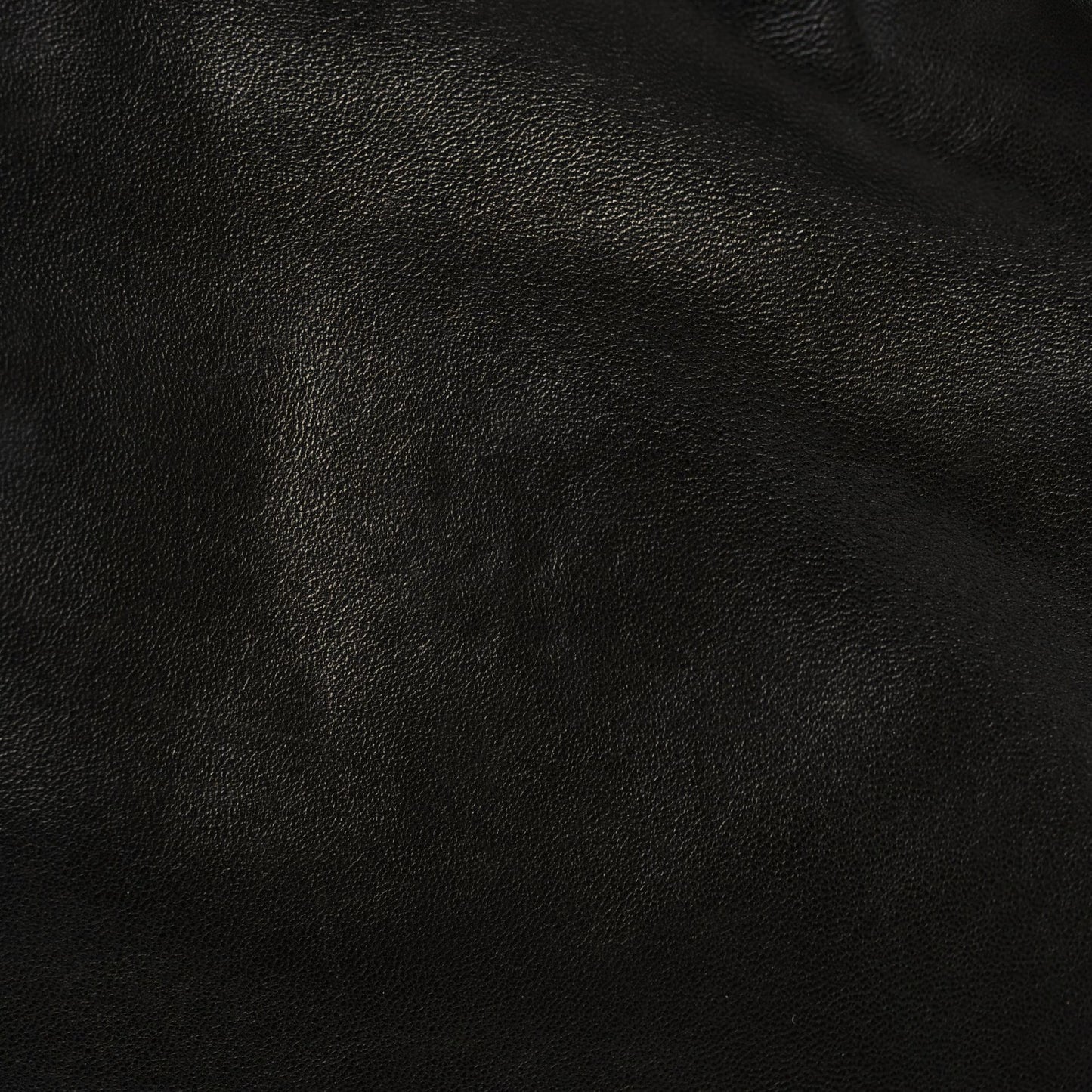 Lambskin Quilted Drawstring Backpack Black