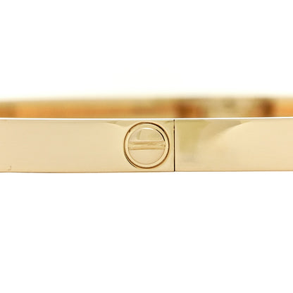 Cartier 18K Yellow Gold Small LOVE Bracelet 17 4 of 8