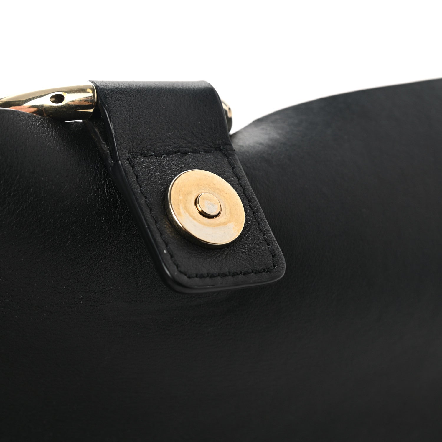 Chloe Suede Calfskin Small Faye Shoulder Bag Black 12 of 14