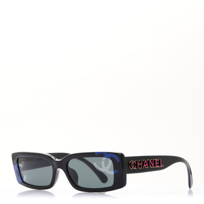 Chanel Acetate CC Sunglasses 71473A Black 2 of 14