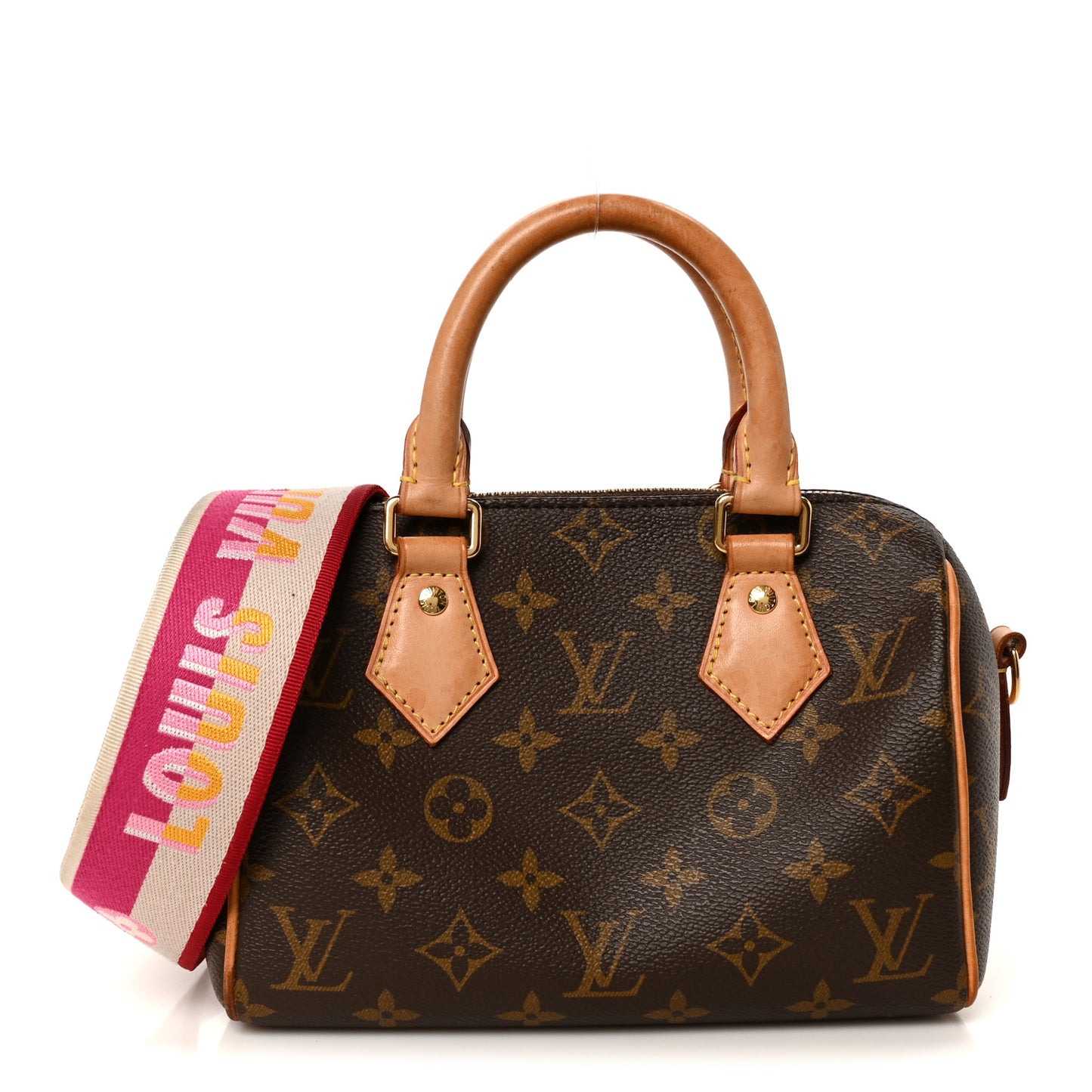 Monogram Speedy Bandouliere 20 Fuchsia