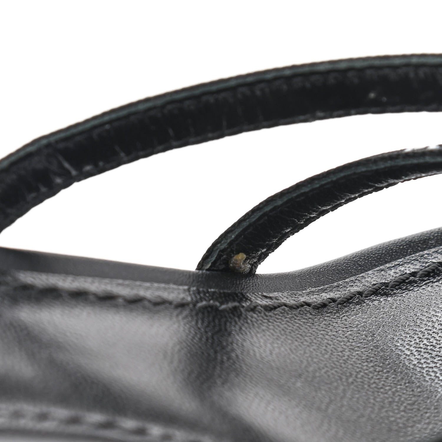 Louis Vuitton Satin Calfskin Citizen Thong Sandal 40 Black 8 of 8