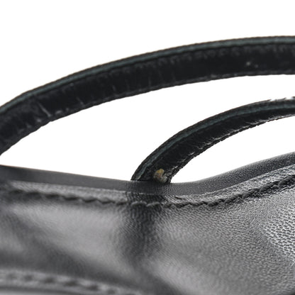 Louis Vuitton Satin Calfskin Citizen Thong Sandal 40 Black 8 of 8