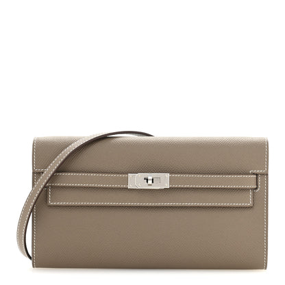 Hermes Epsom Kelly Wallet To Go Etoupe 1 of 13
