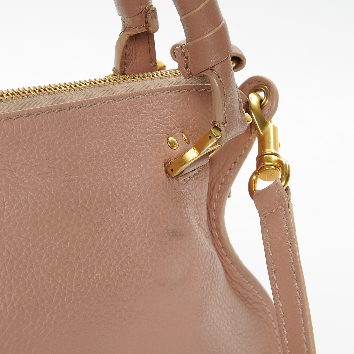 Calfskin Mini Marcie Satchel Anemone Pink