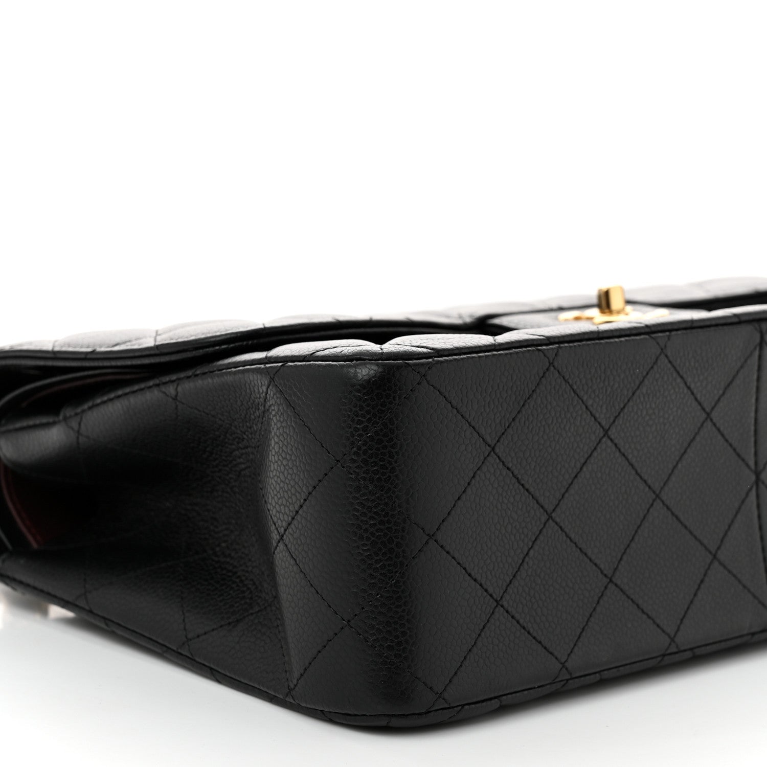 Chanel Caviar Quilted Jumbo Double Flap Black 9 of 12