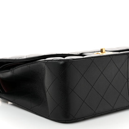 Chanel Caviar Quilted Jumbo Double Flap Black 9 of 12