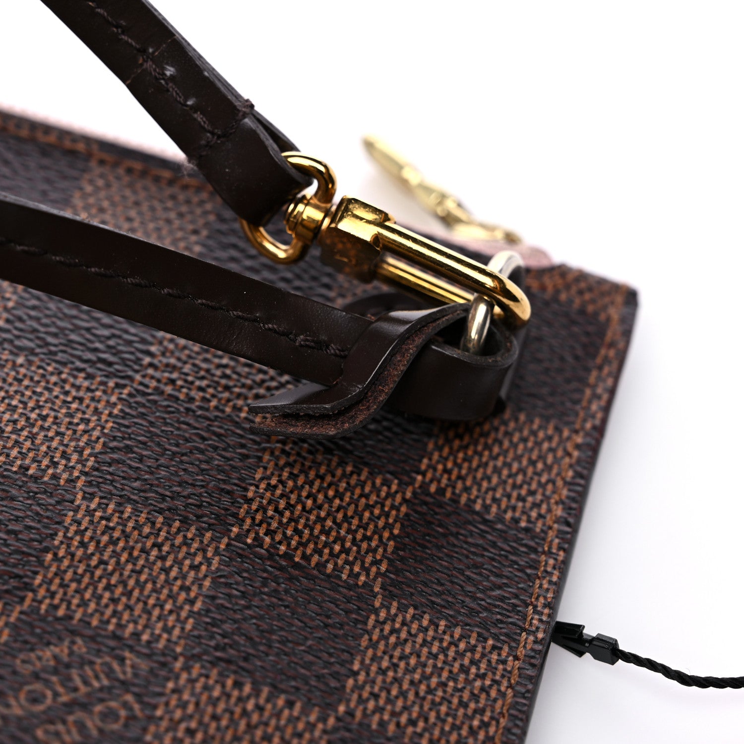 Louis Vuitton Damier Ebene Neverfull MM GM Pochette Rose Ballerine 15 of 15