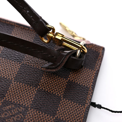 Louis Vuitton Damier Ebene Neverfull MM GM Pochette Rose Ballerine 15 of 15