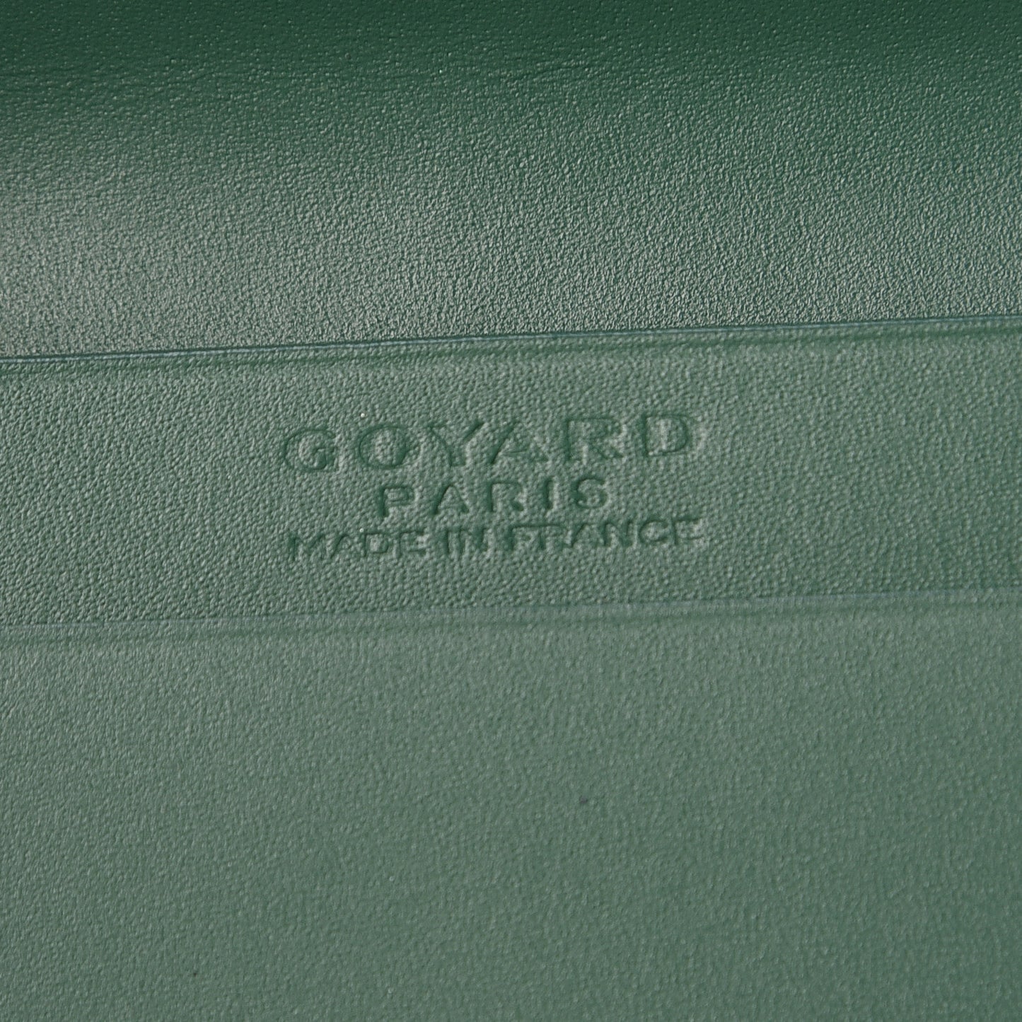 Goyardine Business Card Holder Green
