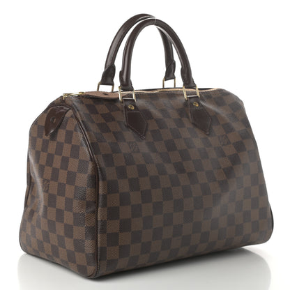 Louis Vuitton Damier Ebene Speedy 30 3 of 9