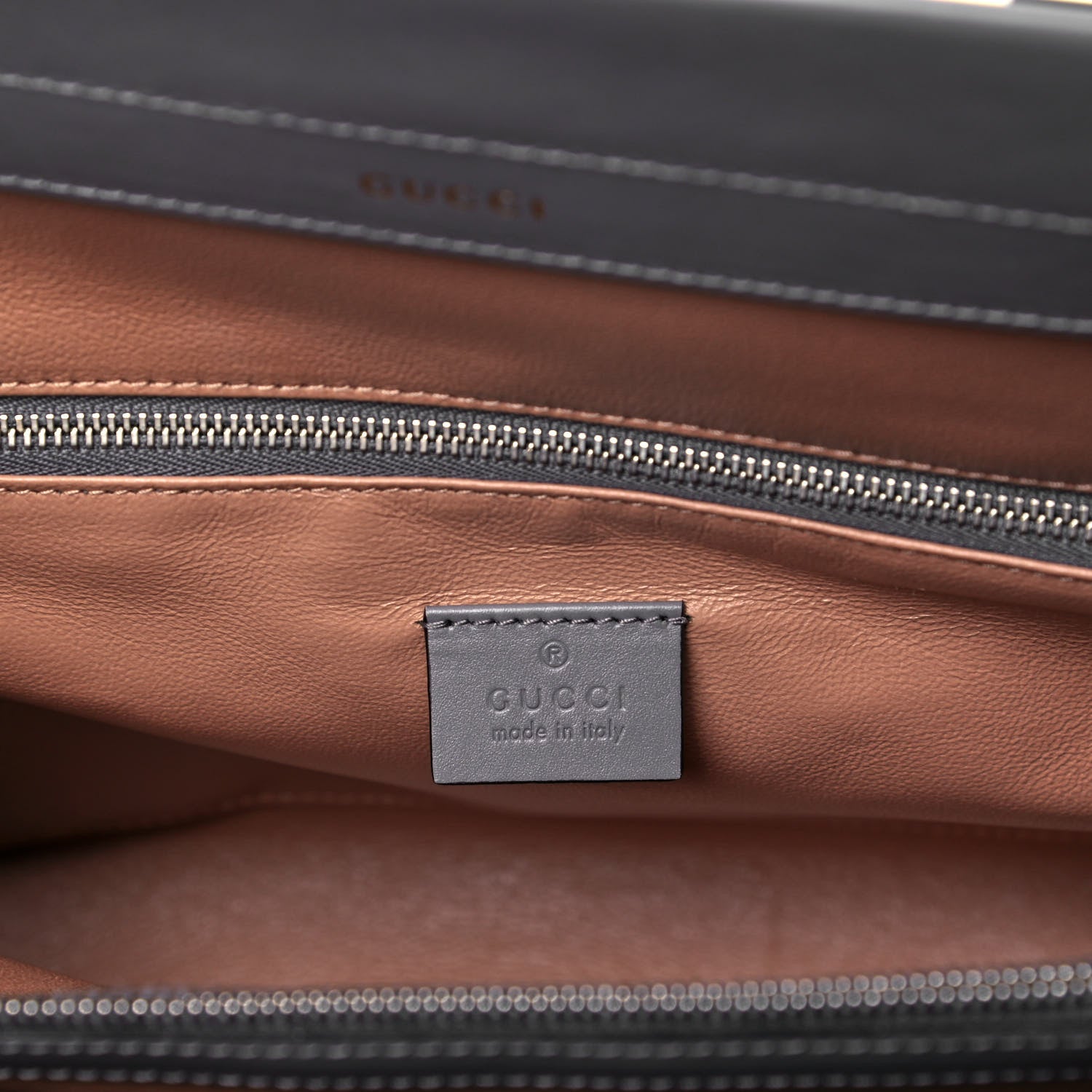 Gucci Smooth Calfskin Medium Zumi Top Handle Bag Dusty Grey 6 of 9