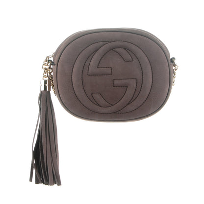 Gucci Vitello Range Mini Soho Chain Bag Grey Field 1 of 7
