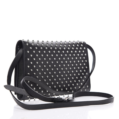 Alexander McQueen Calfskin Studded Insignia Pouch Black 3 of 13