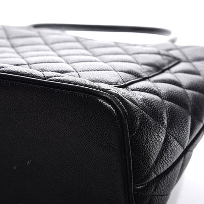 Chanel Caviar Quilted Medallion Tote Black 14 of 16