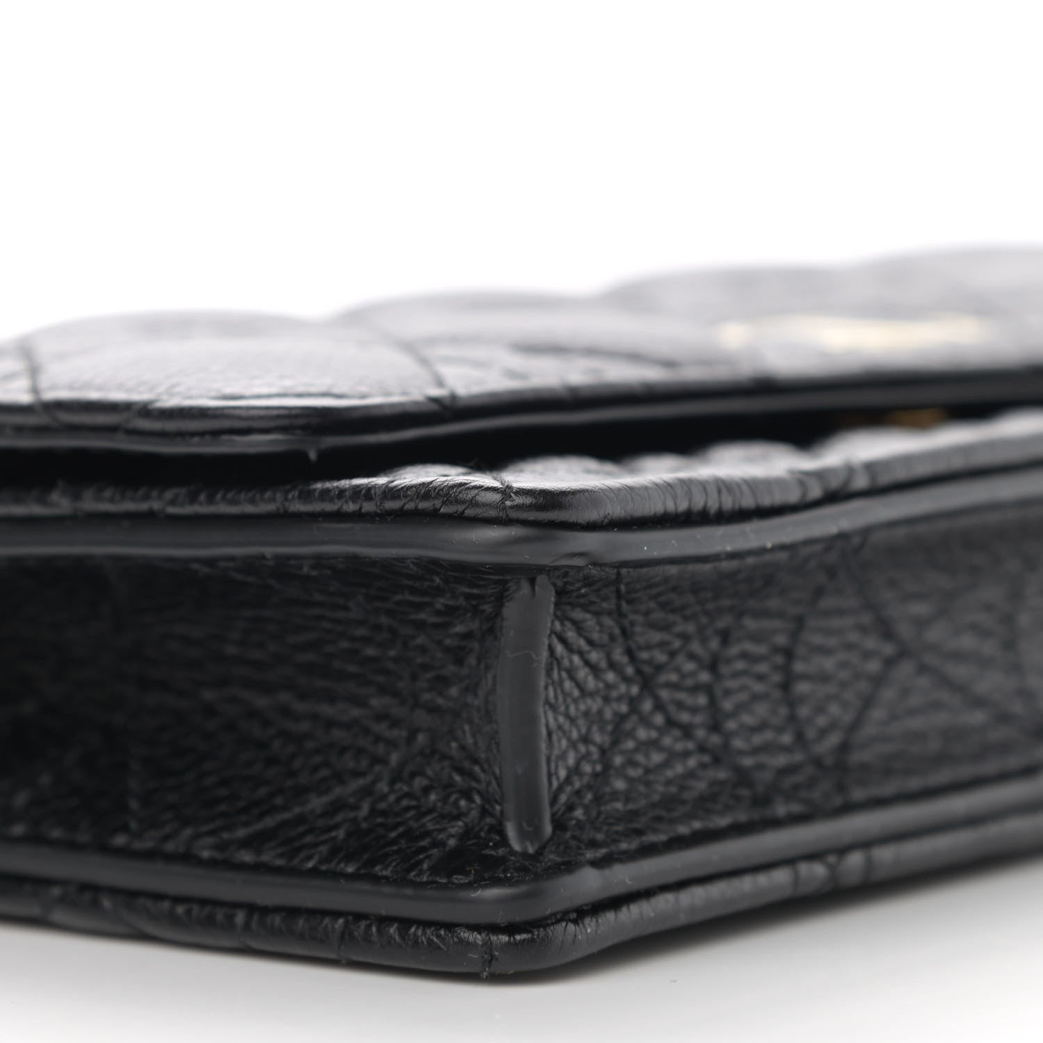 Christian Dior Supple Calfskin Caro Pouch with Chain Black 9 of 11