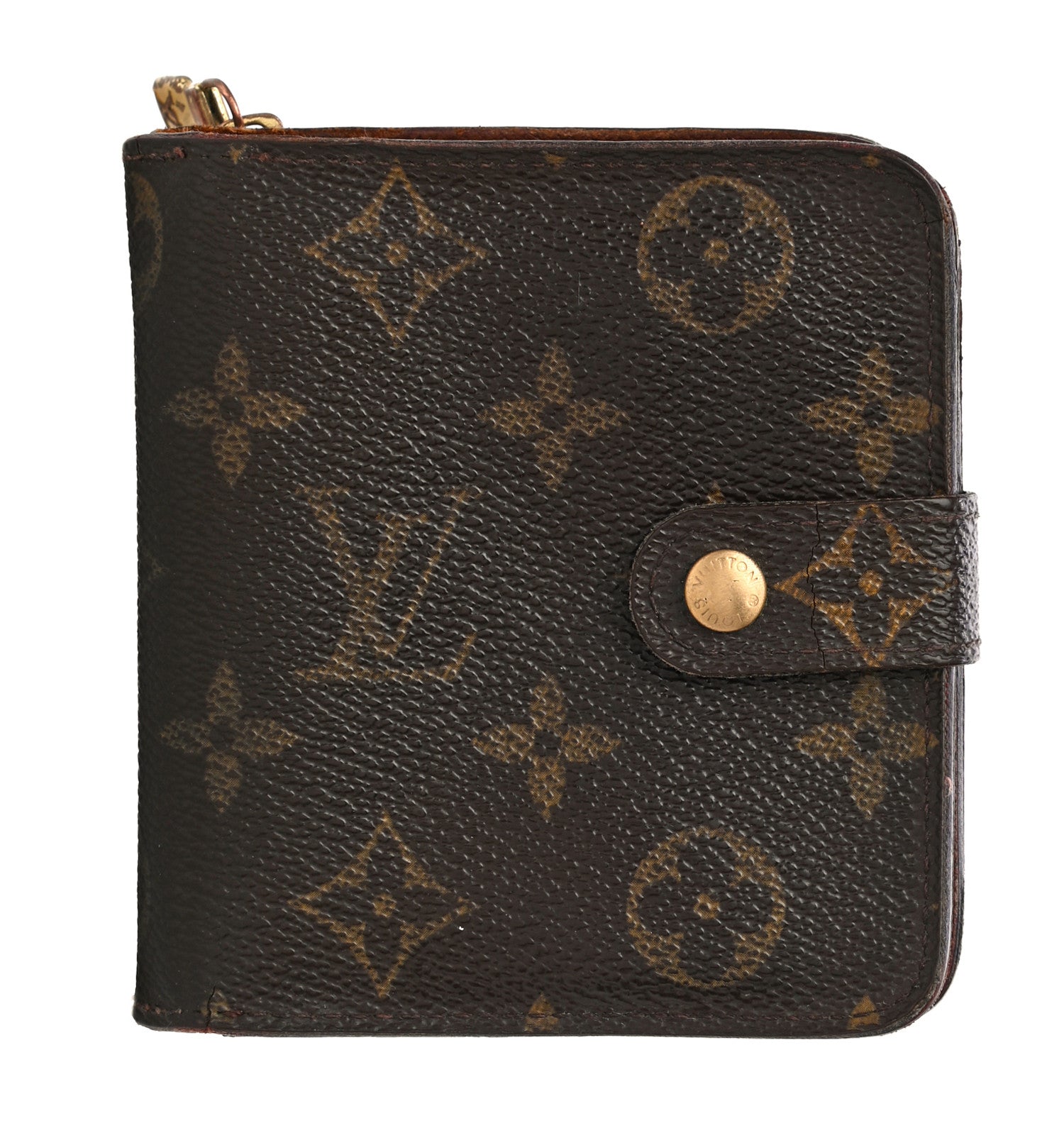 Louis Vuitton Monogram Compact Zippe Zipped Wallet 1 of 17