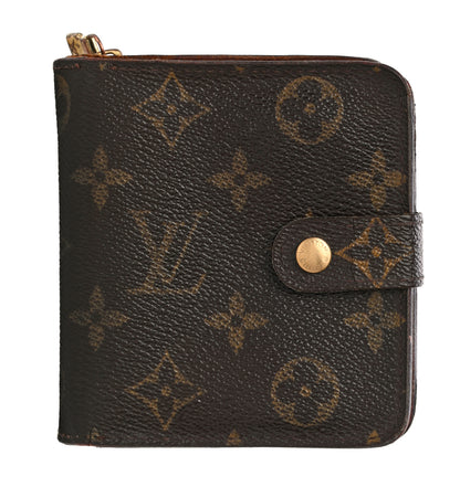 Louis Vuitton Monogram Compact Zippe Zipped Wallet 1 of 17