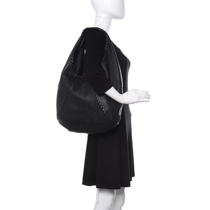 Bottega Veneta Cervo Deerskin Large Hobo Black 2 of 11