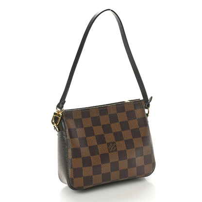 Louis Vuitton Damier Ebene Trousse Make Up Bag Pochette 3 of 9