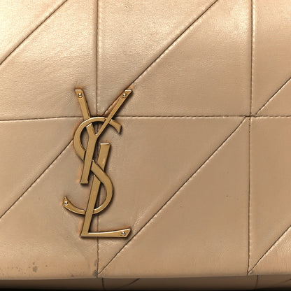 Saint Laurent Lambskin Patchwork Monogram Medium Jamie Beige 9 of 11