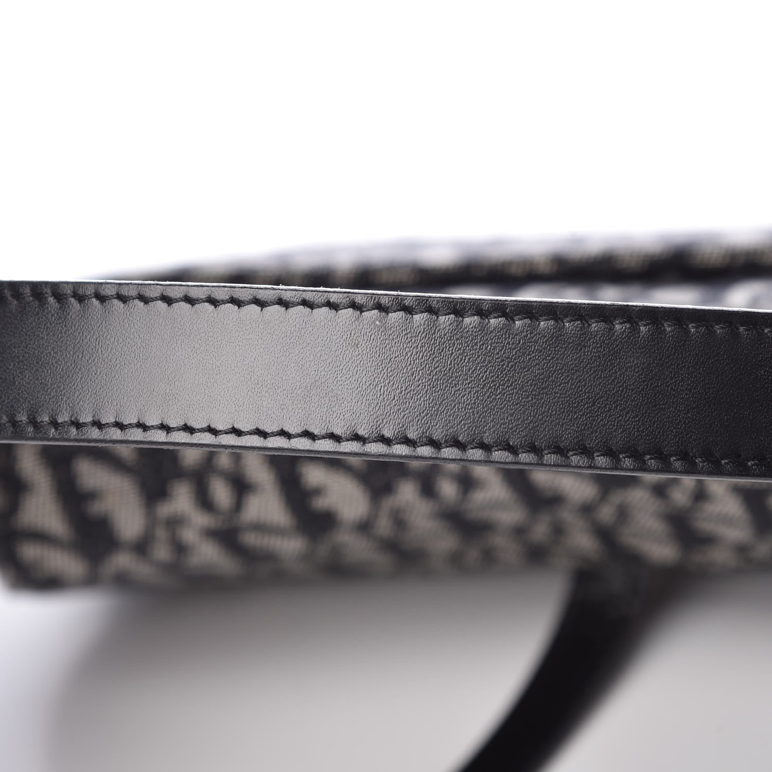 Christian Dior Monogram Double Saddle Bag Black 9 of 10
