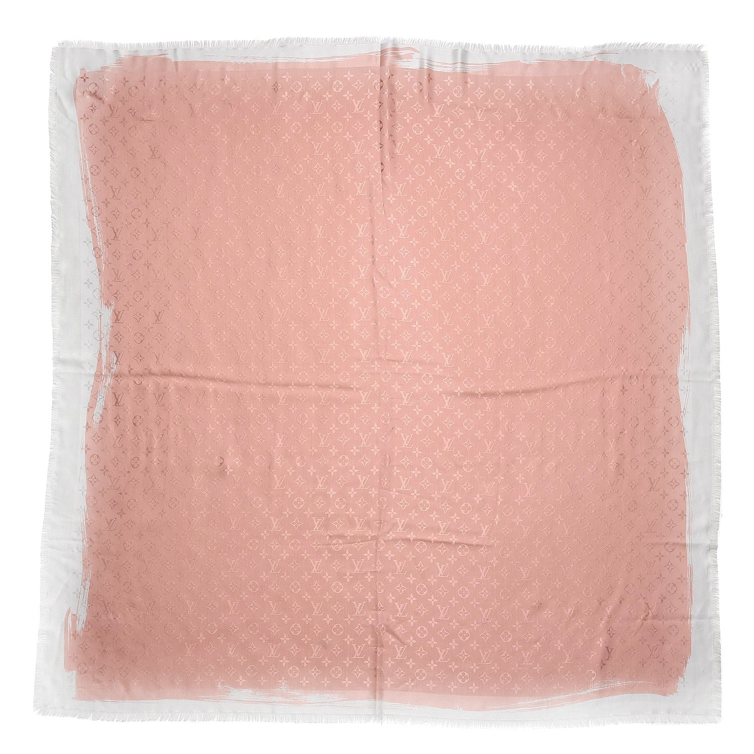 Louis Vuitton Silk Monogram Arty Shawl 1 of 4