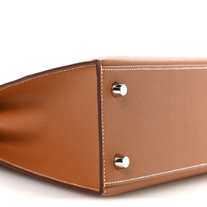 Hermes Epsom Kelly Sellier 25 Gold 9 of 11