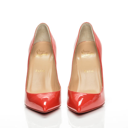 Christian Louboutin Patent Pigalle Follies 100 Pumps 39 Poppy 2 of 7