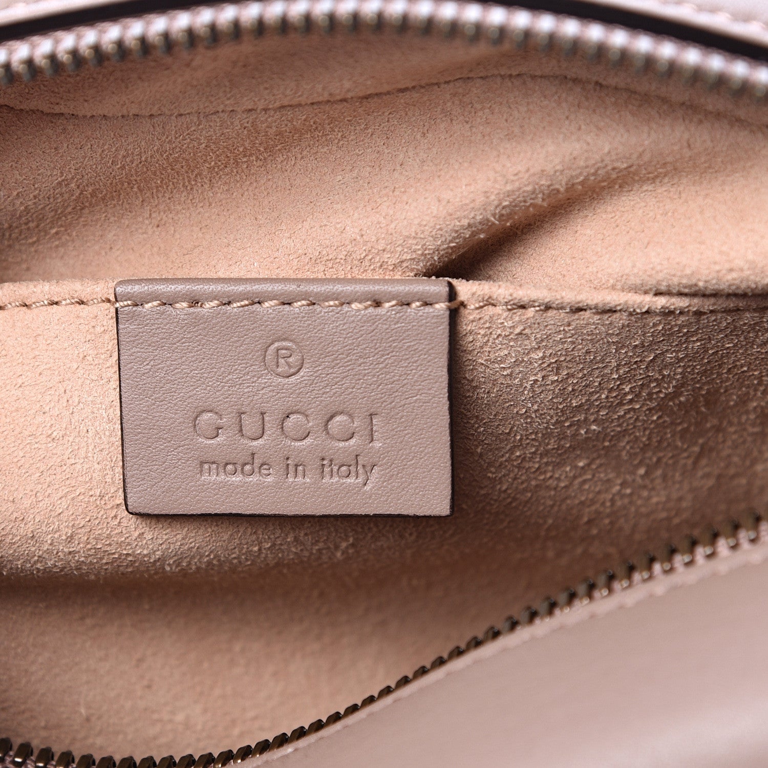 Gucci Calfskin Matelasse Small GG Marmont Chain Shoulder Bag Porcelain Rose 5 of 9