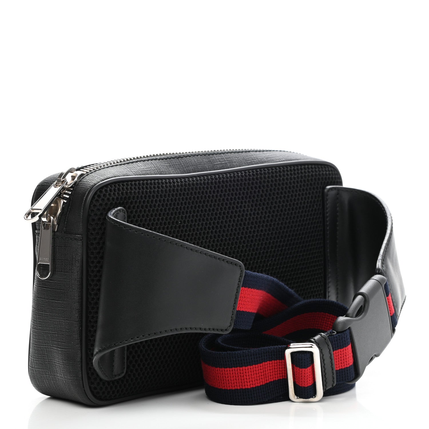 Gucci Soft GG Supreme Monogram Web Belt Bag Black Grey 3 of 10