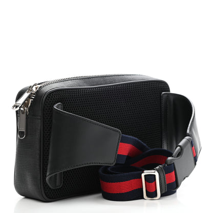 Gucci Soft GG Supreme Monogram Web Belt Bag Black Grey 3 of 10