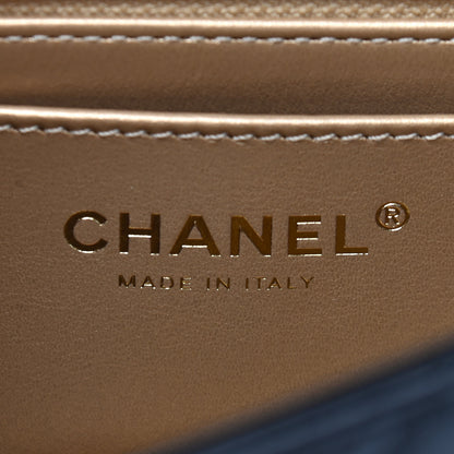 Chanel Lambskin Quilted Mini Rectangular Pearl Crush Flap Black 6 of 9