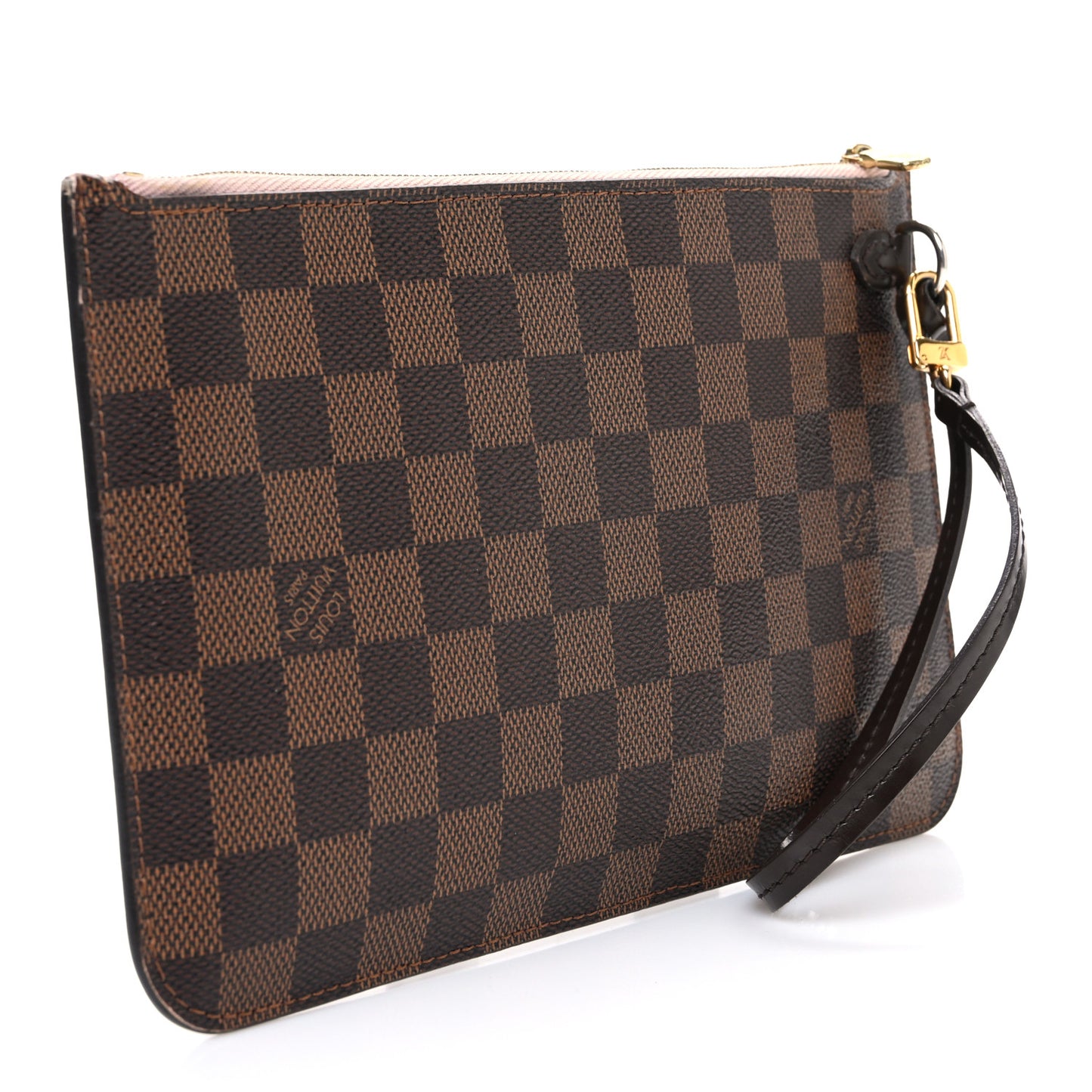 Damier Ebene Neverfull MM GM Pochette Rose Ballerine