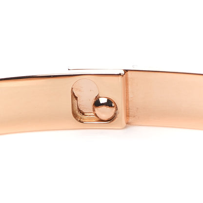 Hermes 18K Rose Gold PM Collier De Chien Bracelet SH 4 of 6