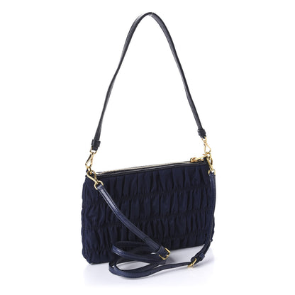 Prada Tessuto Nylon Gaufre Shoulder Bag Baltico 4 of 10
