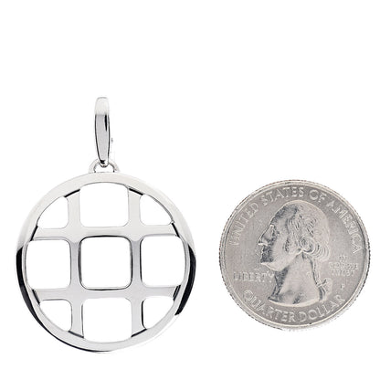 Cartier 18K White Gold Pasha de Charm Pendant 2 of 3