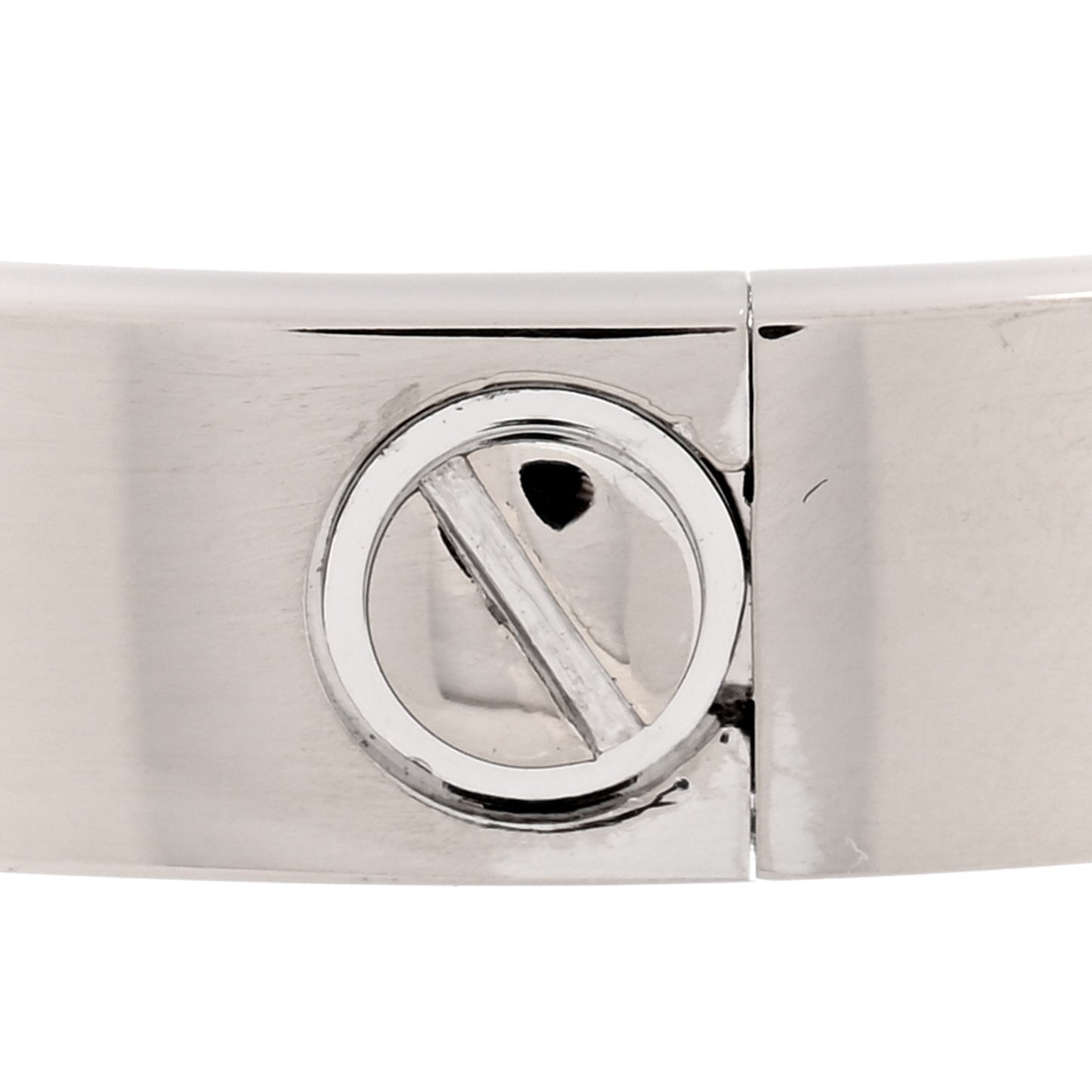 18K White Gold LOVE Bracelet 17