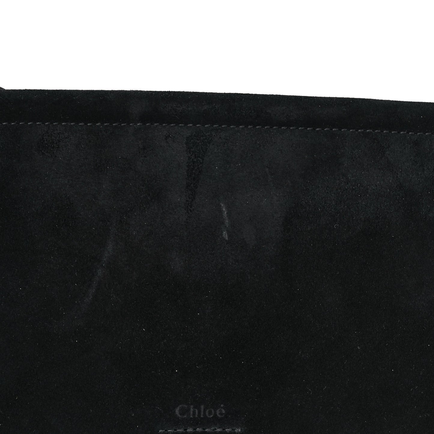 Suede Calfskin Medium Faye Shoulder Bag Black