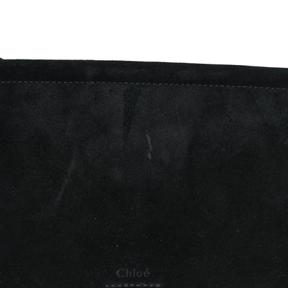 Chloe Suede Calfskin Medium Faye Shoulder Bag Black 10 of 10